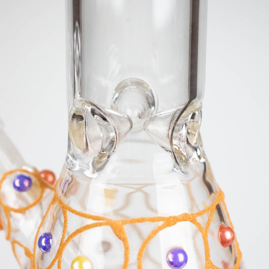 12" Royal conical hand crafted glass water bong_4