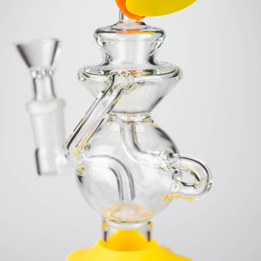 7.5"Duck Functional Glass Water pipe_3