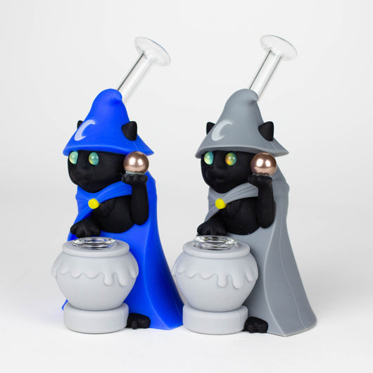 6.5“ Resin wizard cat water pipe_1