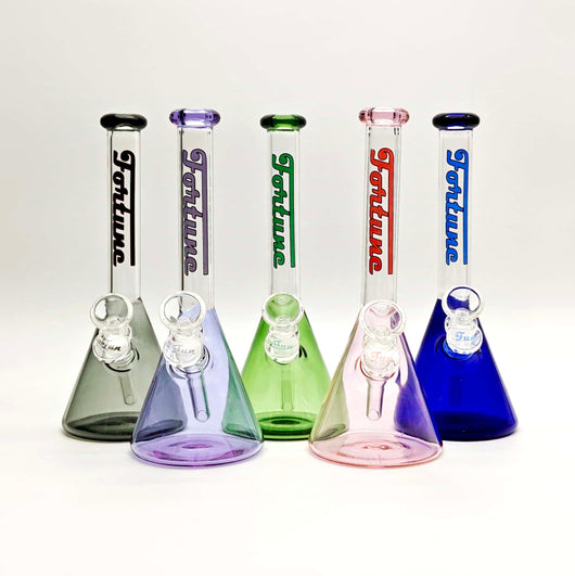 8" 4mm Coloured Bong Assorted Colour_0