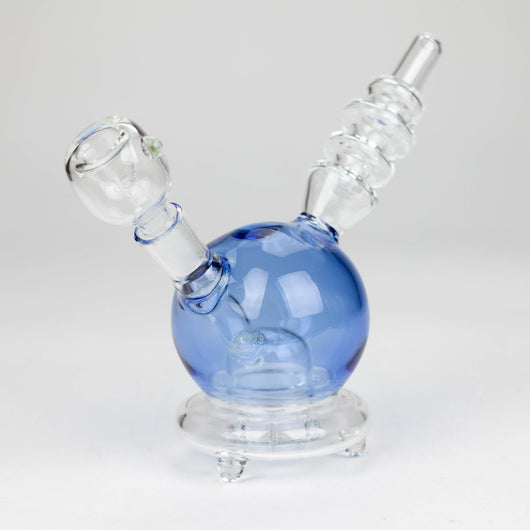 6" Apple glass water bong