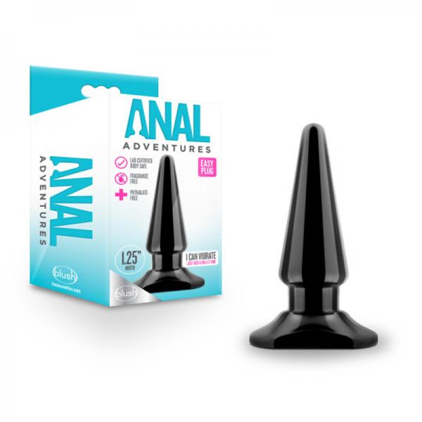 Plug anal negro Easy Adventures