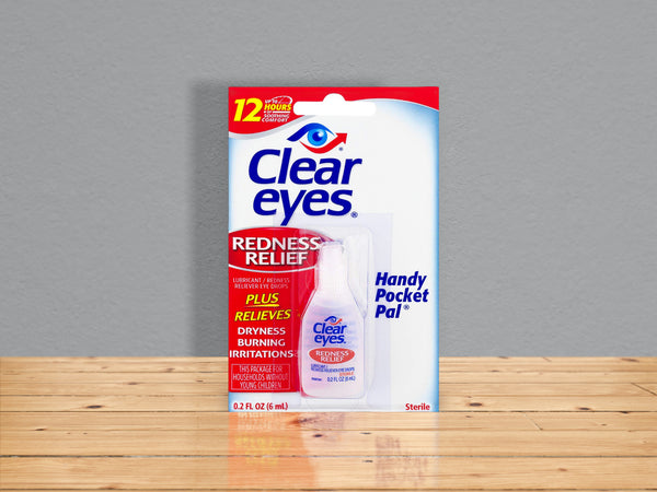 Clear Eyes | Gotas para aliviar el enrojecimiento de los ojos (0,2 fl oz)