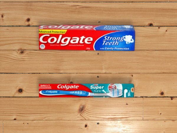 Colgate | Toothpaste and brush