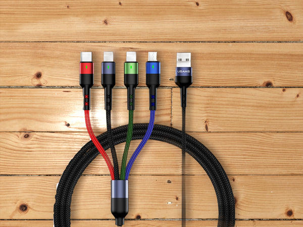 XS®  | multi-device lightning charging cord  (4ft.)