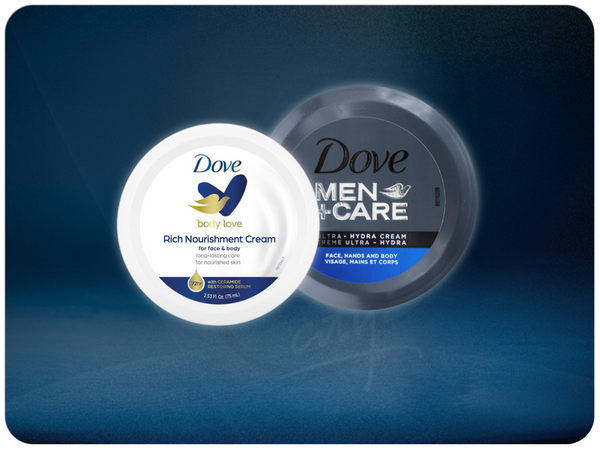 Dove | Crema hidratante para rostro y cuerpo (2,5 oz - tamaño de viaje)