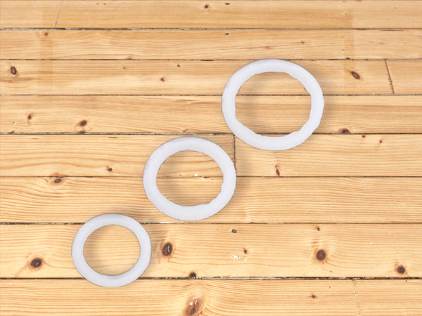 XS® | Stretchy premium silicone white c*ckring