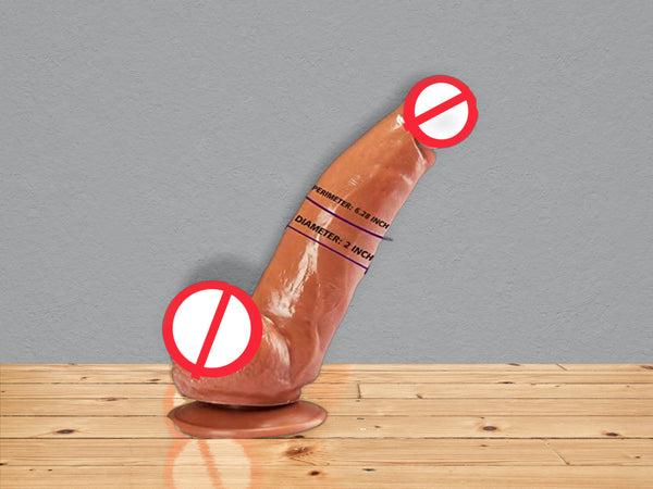 XS® | Dildo de estimulação latino realista de 9” grande como grosso