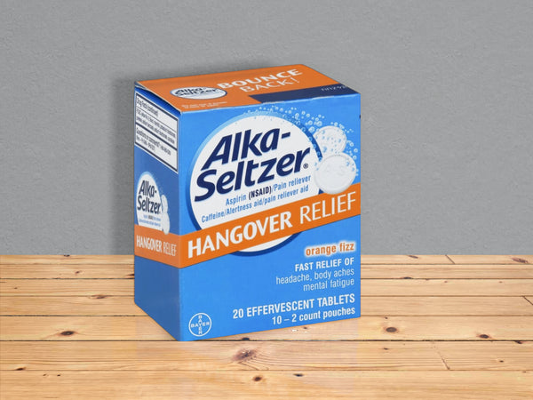 Alka-Seltzer | Orange Fizz Alívio para a ressaca (4 comprimidos)