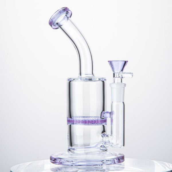 7" Glass Water bubbler pipe