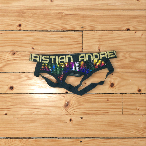 Andrew Christian Disco Camo C-Ring Brief Jock