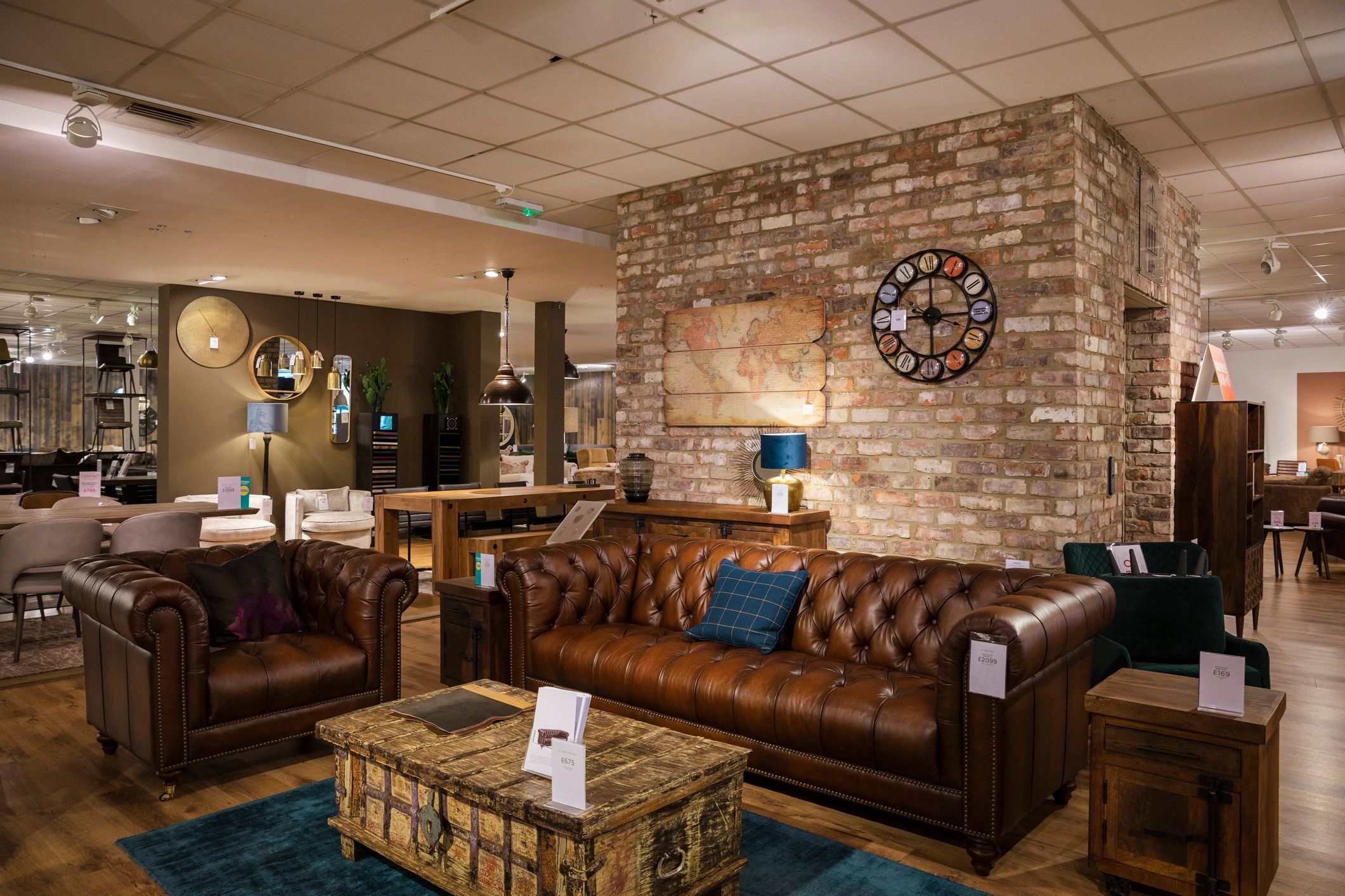 Modern retail interior representing secure marketplace shopping